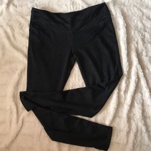 Navy snake skin leggings